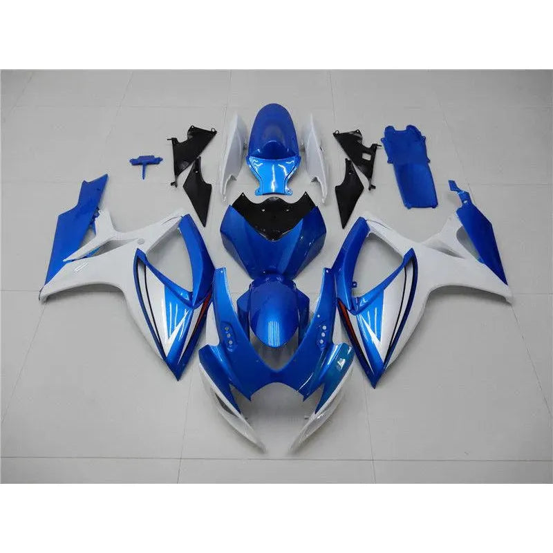 2006-2007 Yamaha GSXR 600/750 Blue White Fairings
