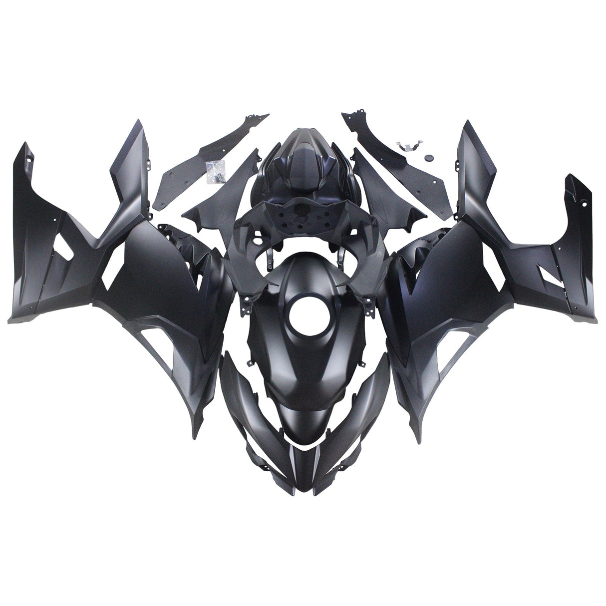 2018-2024 Kawasaki EX400/Ninja400 Matte Black Fairing Kit