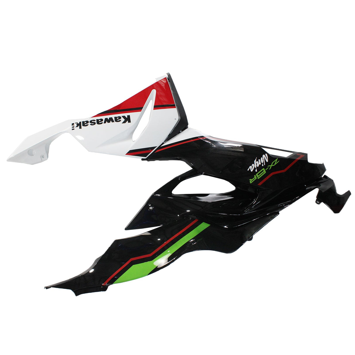 2019-2023 Kawasaki ZX6R Green Black Fairing Kit