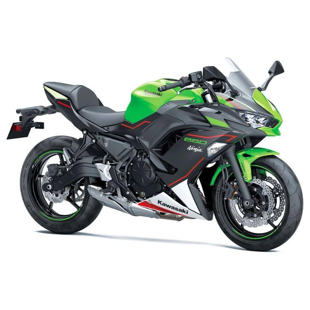 2021-2024 Kawasaki ER-6F Ninja 650 Green&Black Style2 Fairing Kit