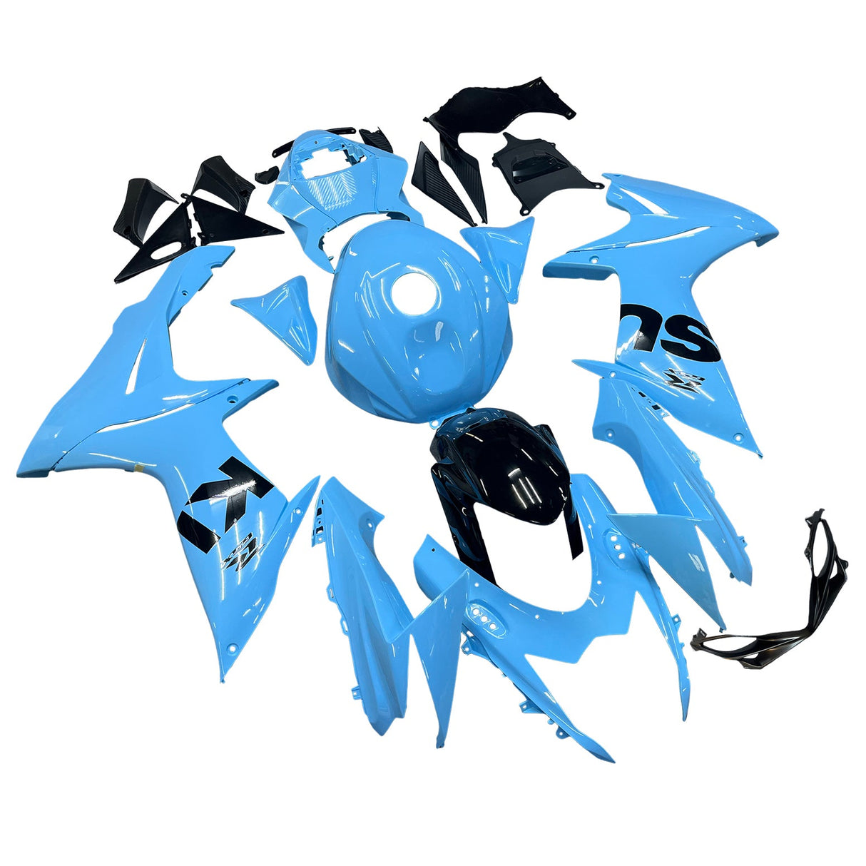 2011-2024 - K11 Suzuki GSXR 600/750 Suzuki Light Blue Fairing Kit