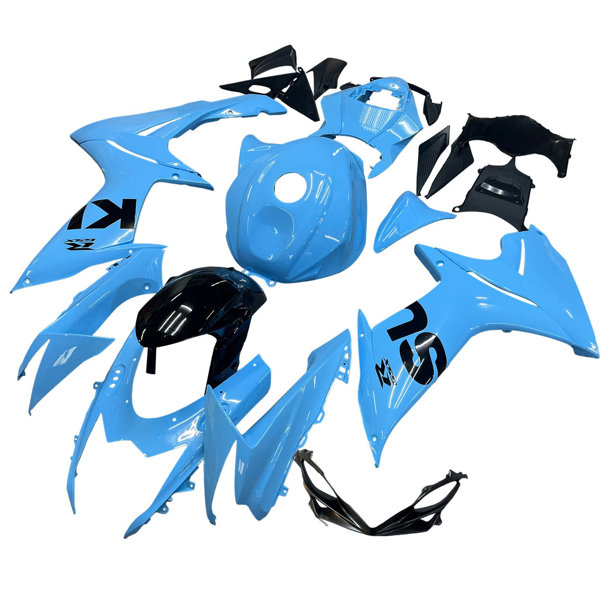 2011-2024 - K11 Suzuki GSXR 600/750 Suzuki Light Blue Fairing Kit
