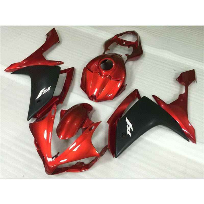 2006-2007 Yamaha YZF R6 Fairing Red Black Fairing Kit