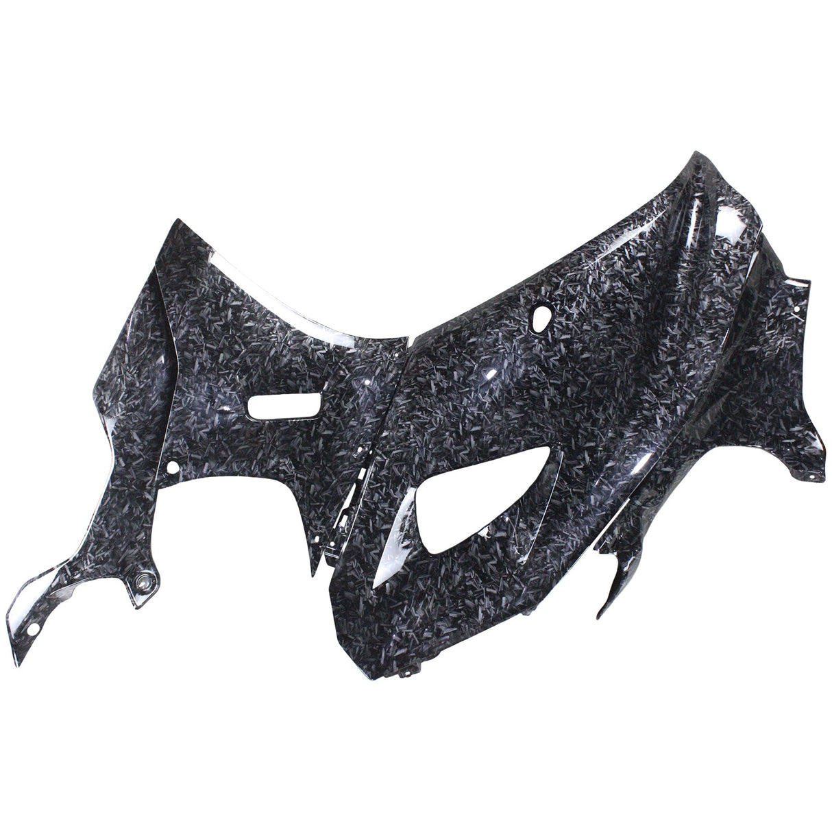 2021-2024 - Yamaha YZF-R7 Carbon Fiber Marble Black Fairing Kit