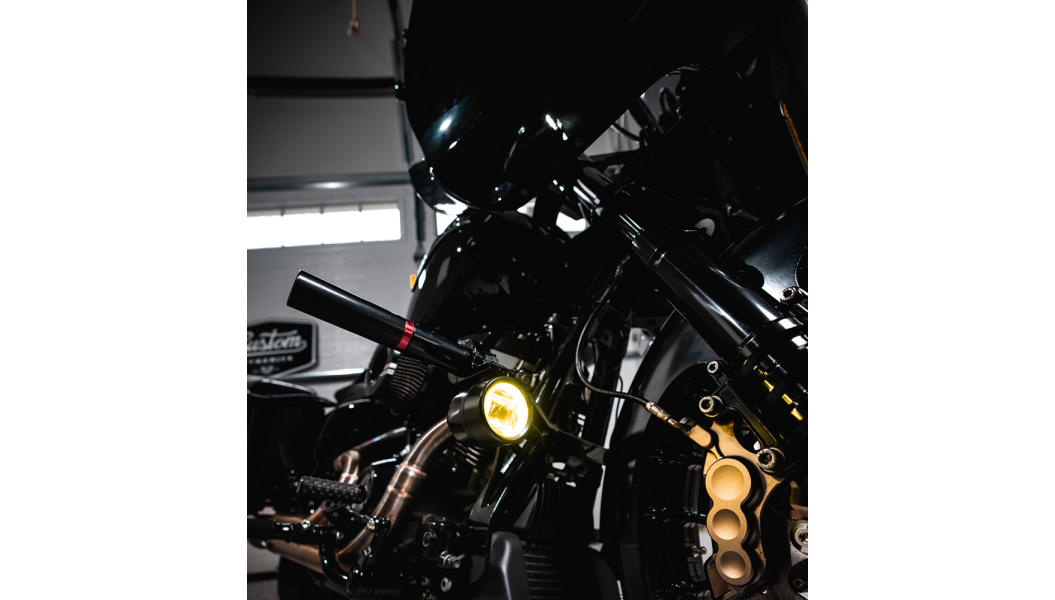 Custom Dynamics - ProBEAM® Accessory Mounting Clamp Kit for 1-1/4" Tube - Gloss Black