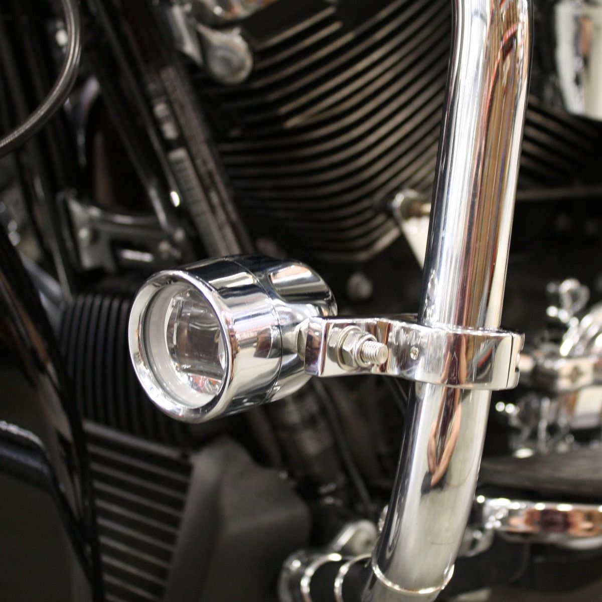 Custom Dynamics - 2020-2023 Indian - ProBEAM® LED Halo Fog Lamps - Chrome