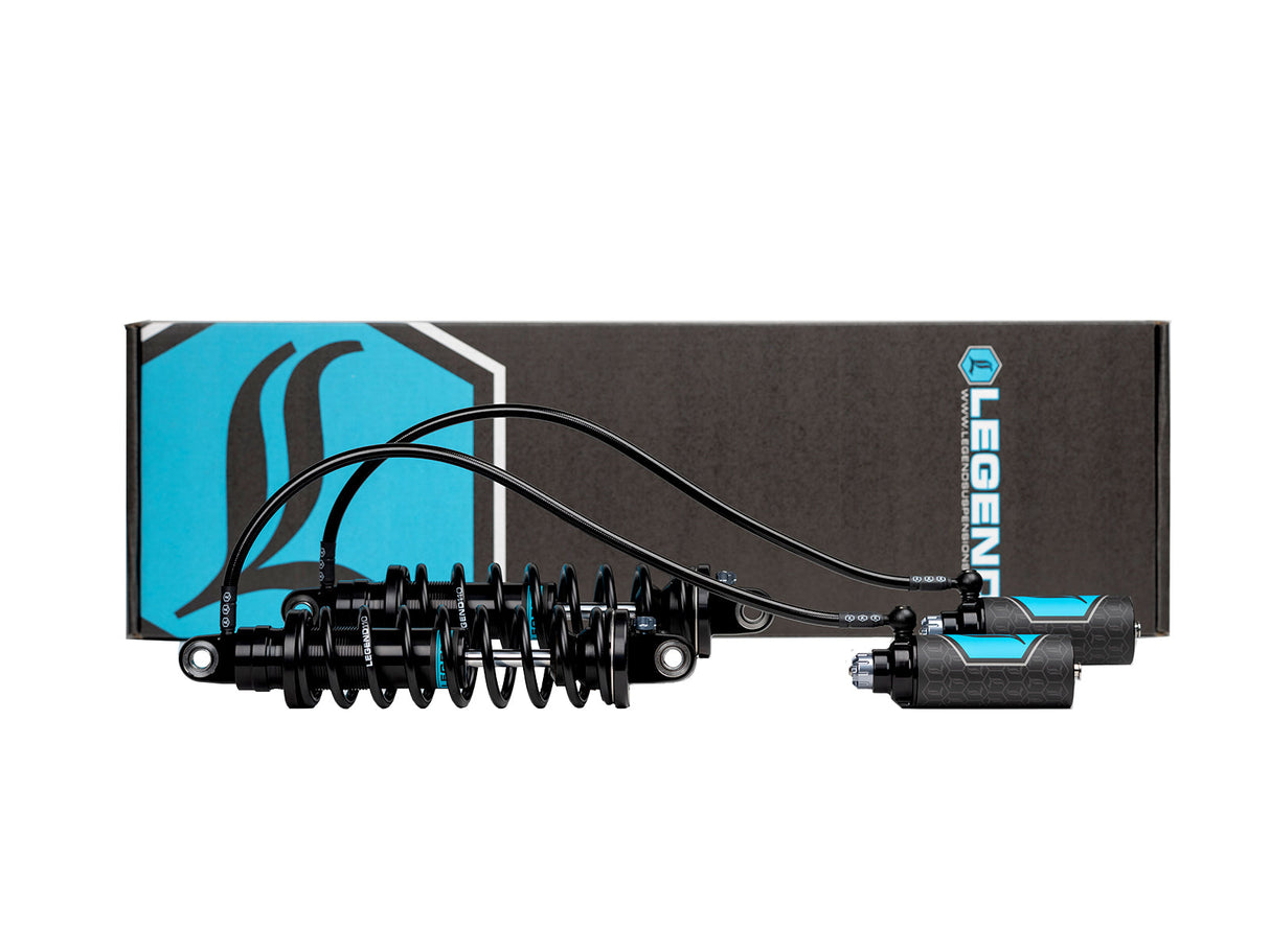 Legend Suspension - 2014-2024 Harley Touring - Revo Arc Remote Reservoir Shocks
