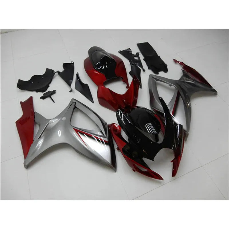 2006-2007 Suzuki GSXR 600/750 Red Gray Fairings