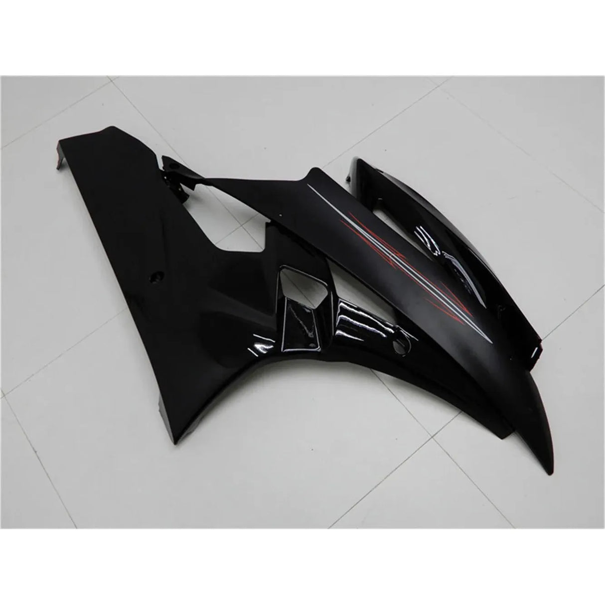2006-2007 Yamaha YZF R6 Glossy Matte Black Fairings