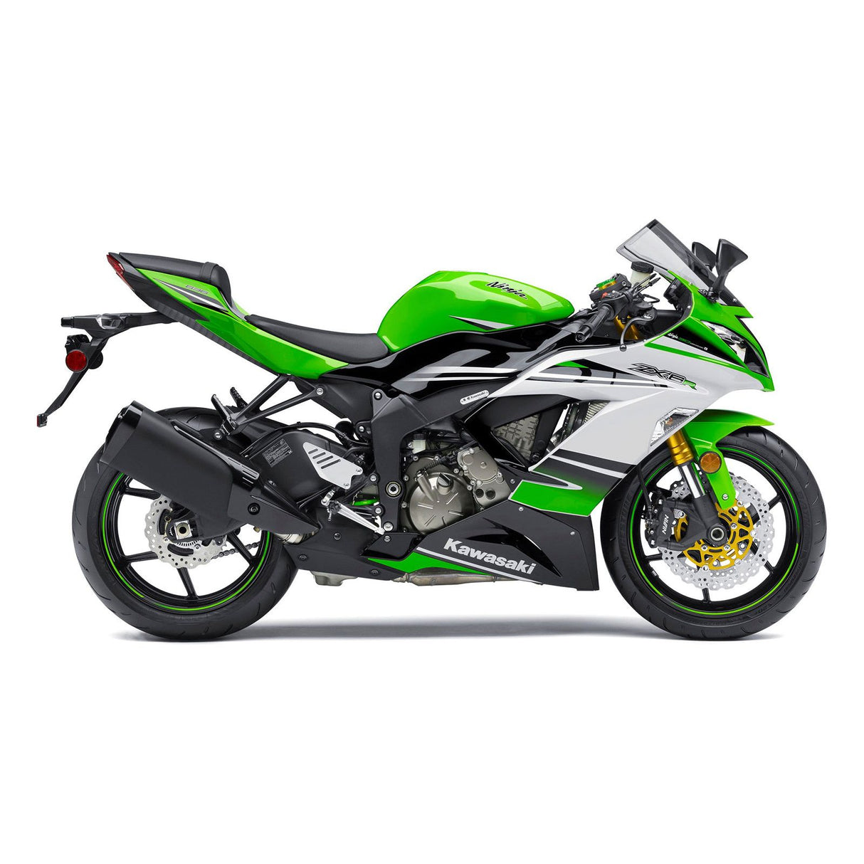 2013-2018 Kawasaki ZX6R Fairing Green&Black Kit