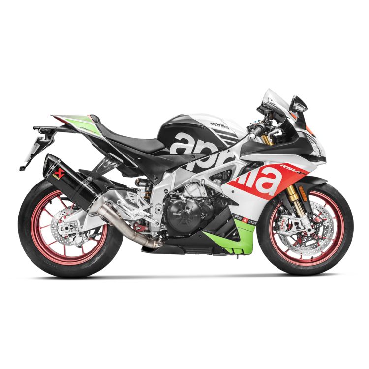 Akrapovic Slip-On Exhaust - 2017-2021 Aprilia RSV4 RR / RF / Tuono V4 1100 RR / Factory