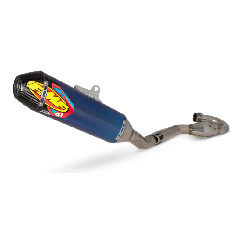 FMF Racing Kawasaki KX450F 2024 Anod Factory 4.1 RCT w/ R.Carbon Cap Complete System w/ TI MB Header