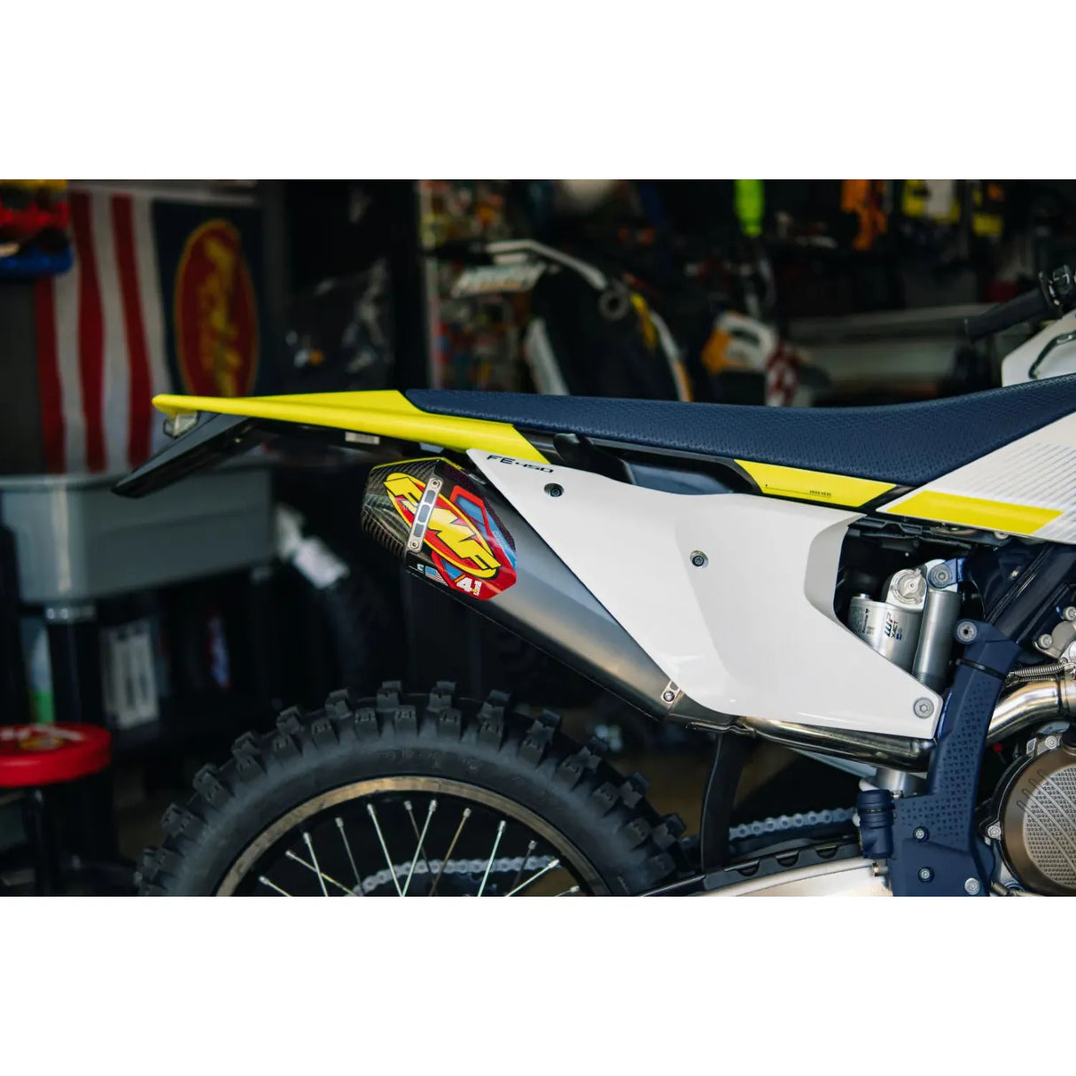 FMF Factory - 4.1 RCT Stainless Slip-On w/ Carbon Cap Yamaha YZ250F | YZ250FX 2019-2025