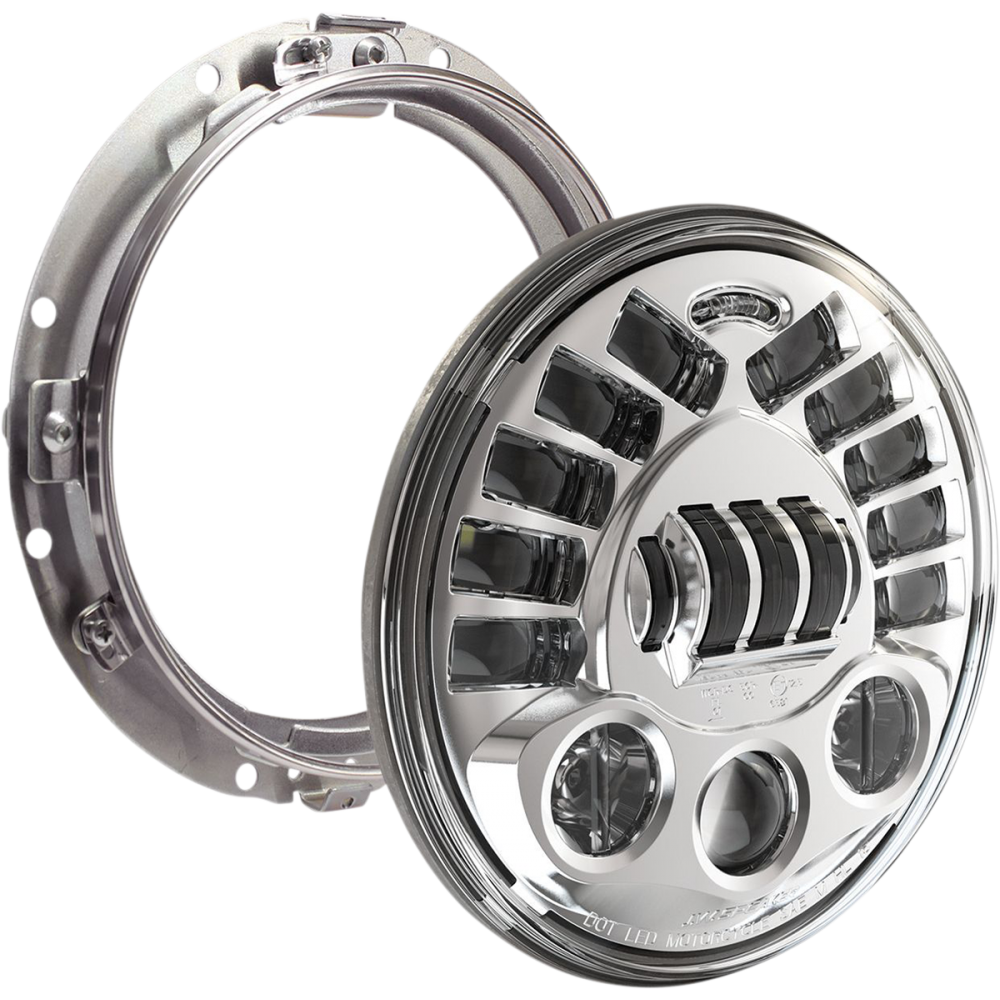 Custom Dynamics - 1994-2013 Harley Davidson - 7' Adaptive Headlight w/ Mounting Ring