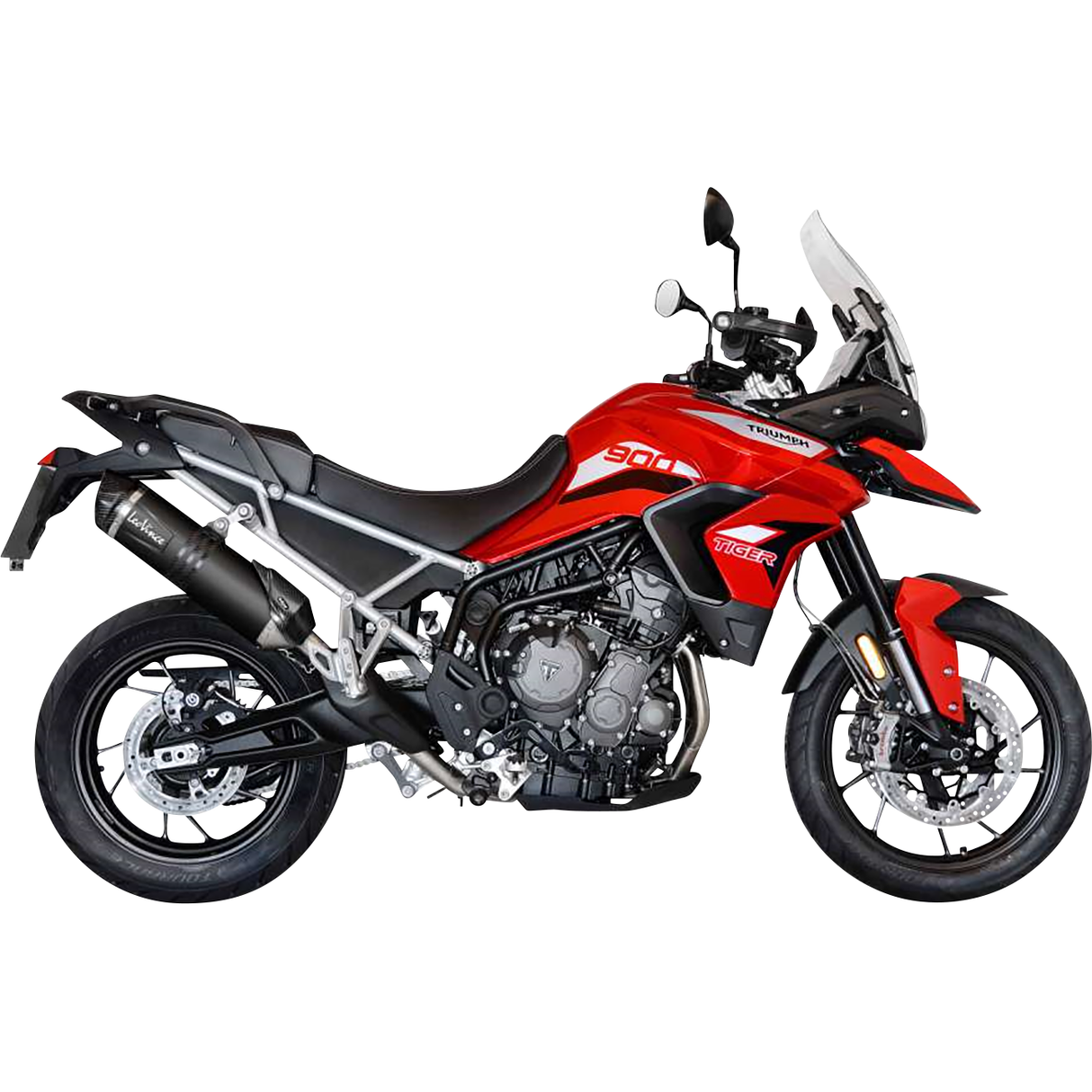 LeoVince LV One Evo Slip-On Exhaust - 2020-2023 Triumph Tiger 900 / GT / Rally
