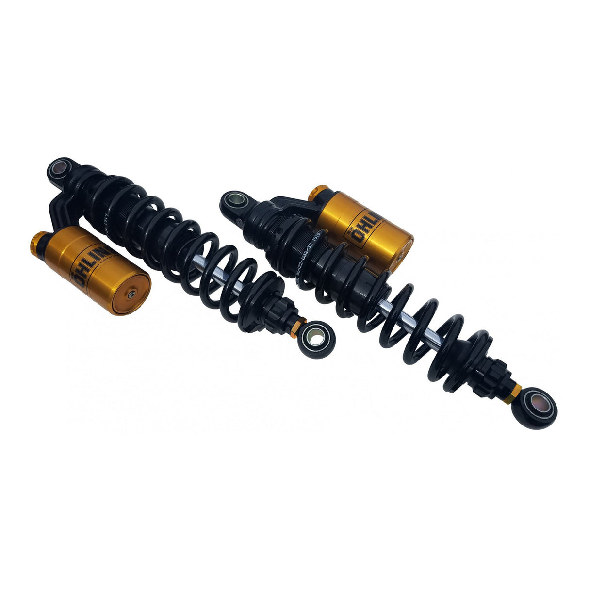 Ohlins - 1991-2017 Harley Davidson Dyna FXD STX 36 Blackline Shock Absorber w/ Gold Accents