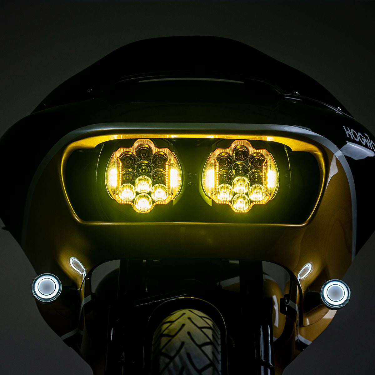 Hogworkz - Goldtooth Performance LED Headlight for Harley Road Glide 2015-2024