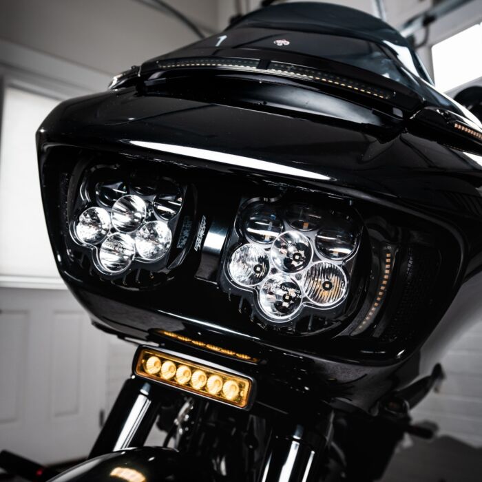 Custom Dynamics - 2015-2024 Harley Davidson Road Glide - Shark Demon 2 Headlight