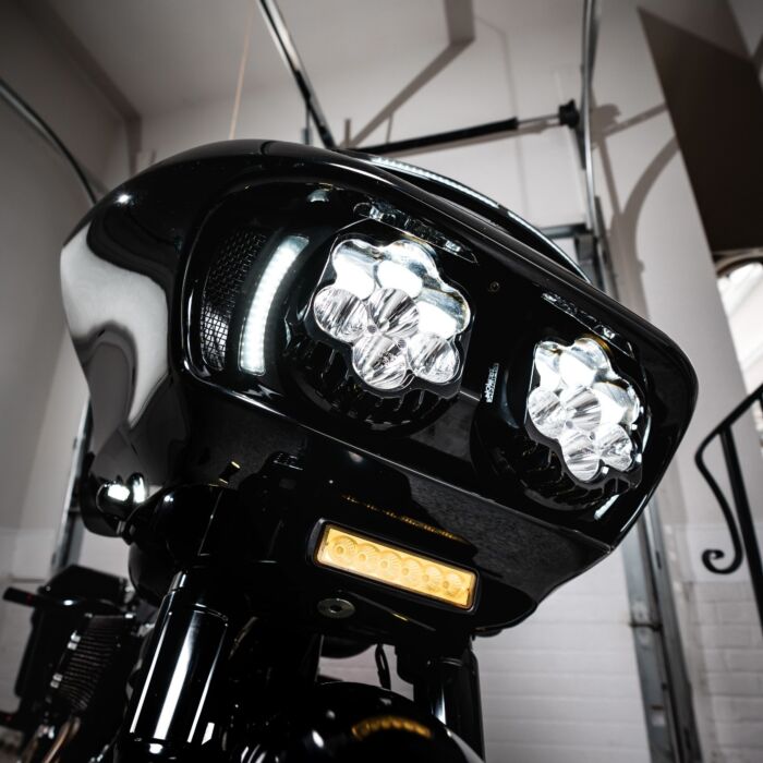 Custom Dynamics - 2015-2024 Harley Davidson Road Glide - Shark Demon 2 Headlight