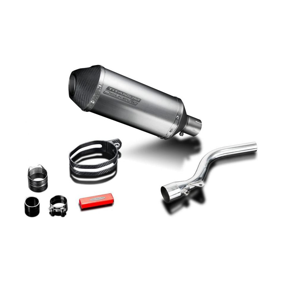 2009-2025 Kawasaki - KLX250 / KLX300 - Slip on 10 Inch Oval Titanium Muffler