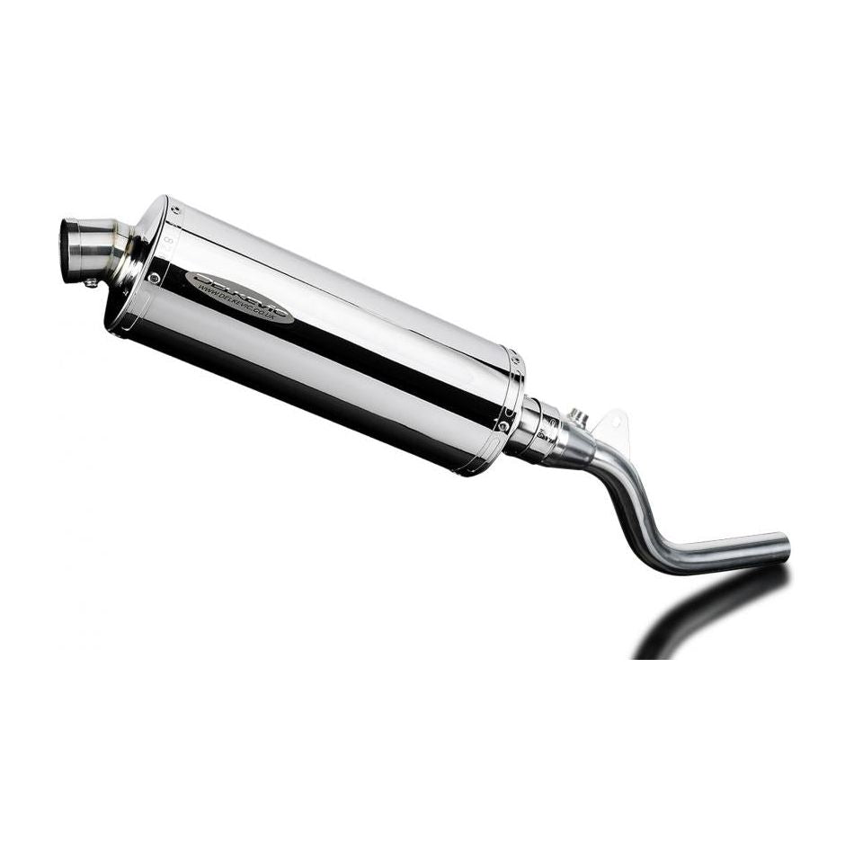 Kawasaki KLX250 / KLX300 Slip on 14 Inch Oval Stainless Steel Muffler