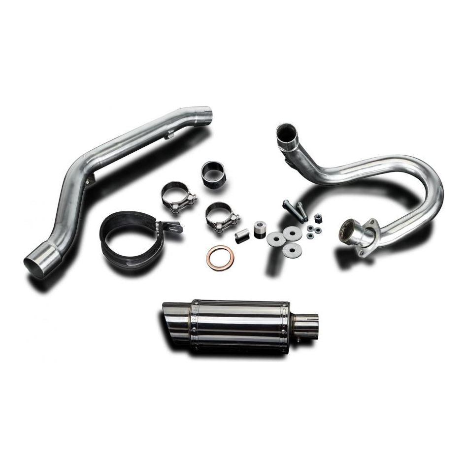 2000-2024 Suzuki DRZ400S Full Exhaust with 8 Inch Round Stainless Steel Muffler