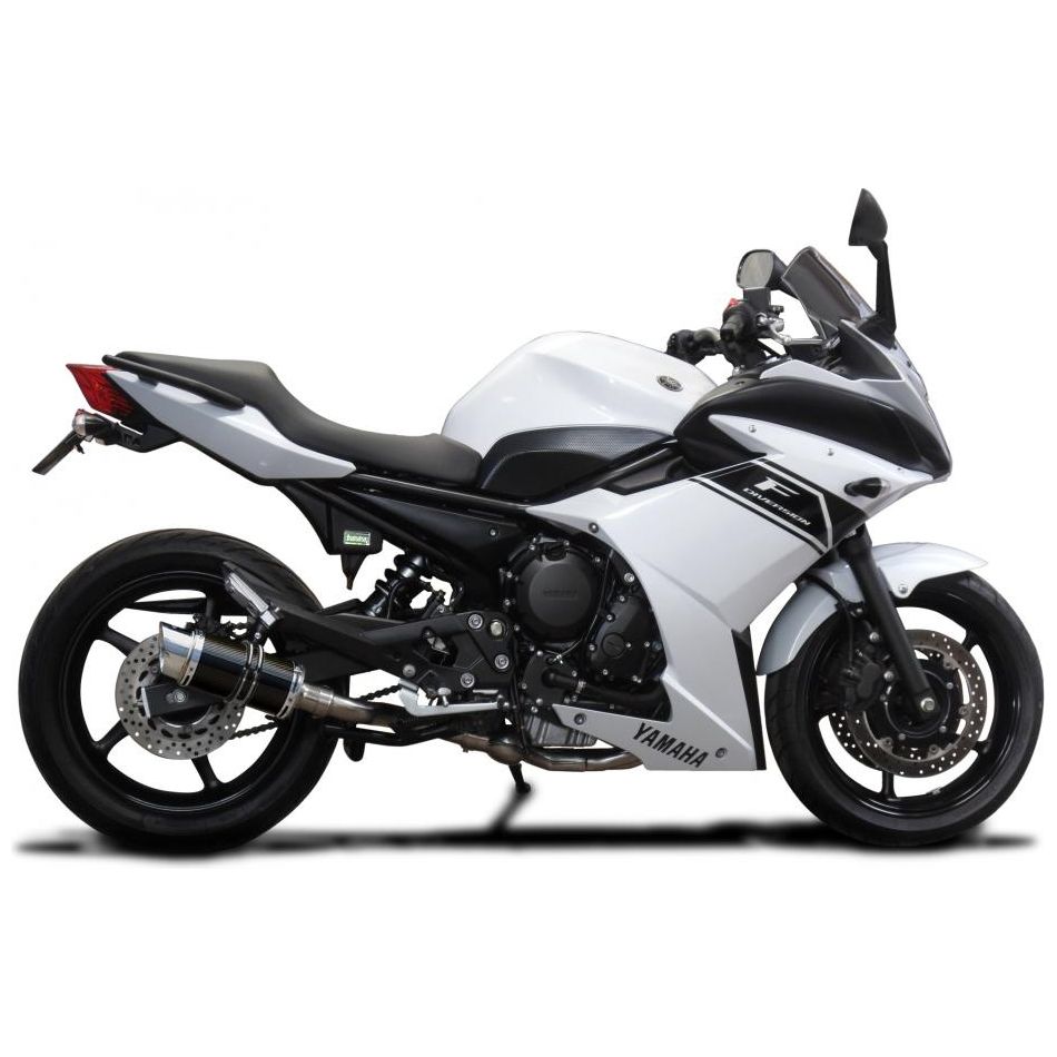 2009-2017 Yamaha FZ6R Complete Exhaust 4-1 8″ Round - Carbon Muffler