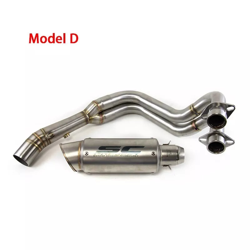 2021-2024 YZF R7 for Yamaha MT-07 Whole System Exhaust Header Pipe Muffler Tips