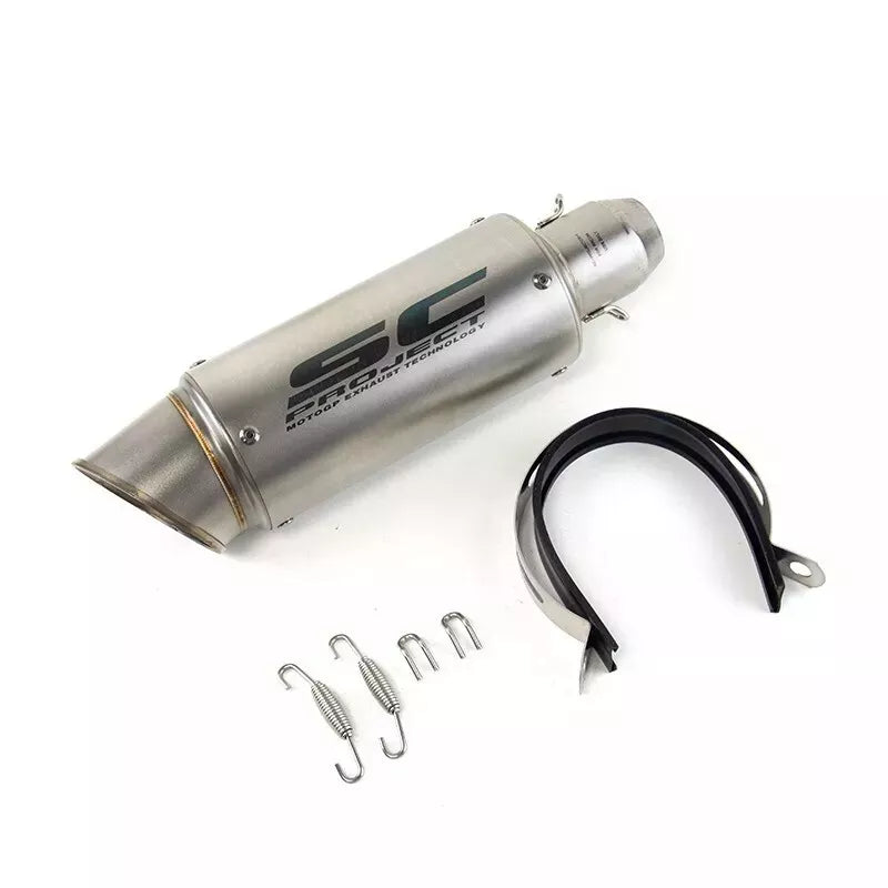 2006-2018 YZF R6 Yamaha Whole System Exhaust Header Pipe Silver Muffler Tips