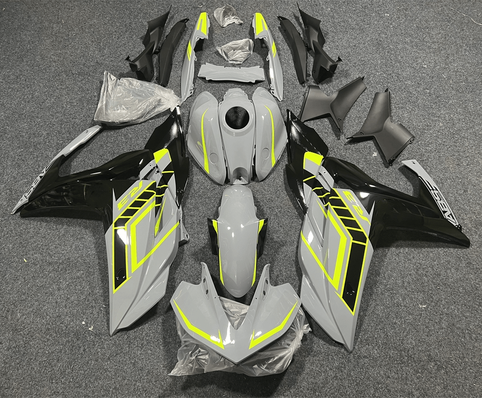 Yamaha YZF-R3 2014-2018 R25 2015-2017 Grey&fluorescent Yellow Fairing Kit