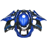 1996-2007 Yamaha YZF 600R Thundercat Glossy Black Blue Fairing Kit