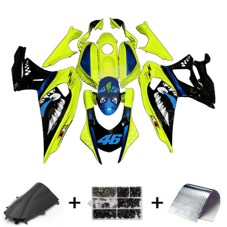 2021-2024 Yamaha YZF-R7 Black Yellow Blue Fairing Kit