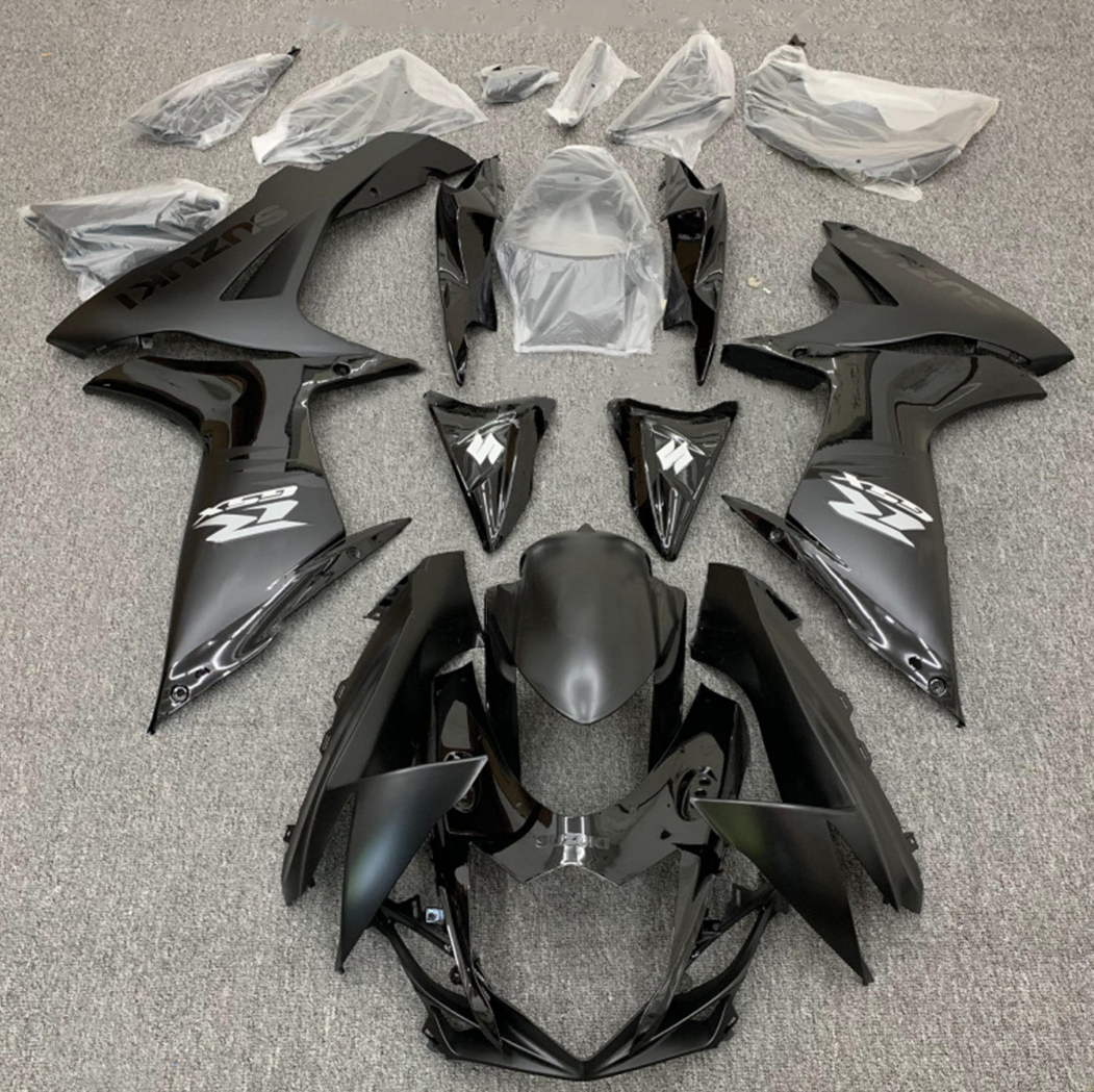 2011-2024 GSXR 600/750 Suzuki Matte&Gloss Black Fairing Kit