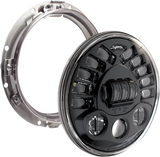 Custom Dynamics - 1994-2013 Harley Davidson - 7' Adaptive Headlight w/ Mounting Ring