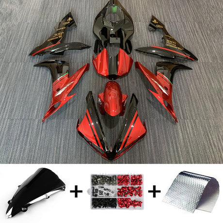 2004-2006 YZF 1000 R1 Yamaha Gloss Red&Black Fairing Kit