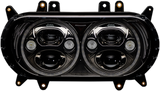 Custom Dynamics - 2015-2024 Harley Davidson RoadGlide - TruBeam Led Headlight w/ Auxiliary Turn Signals