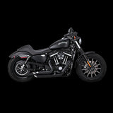 Vance & Hines 2018-2022- Harley Davidson Fatboy/Blackout Shortshot Staggered PCX Full System Black Exhaust