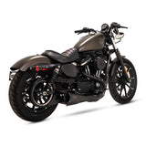 Vance & Hines 2004-2013- HD Sportster SS 2-1 Black Full System Exhaust