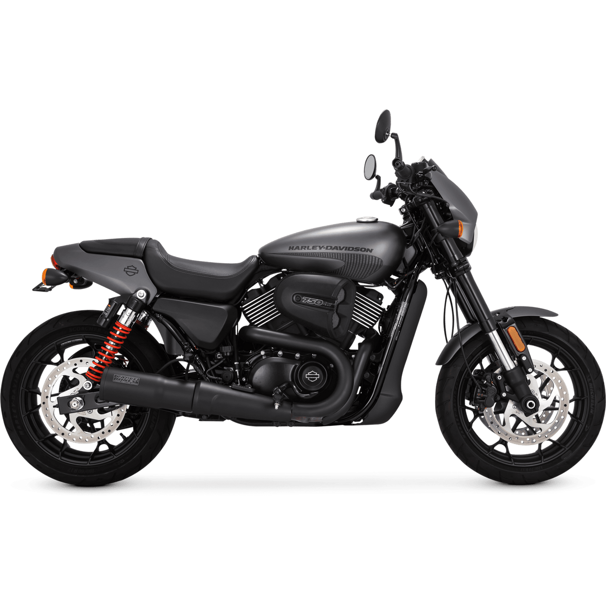 Vance & Hines 2017-2020 Harley Davidson- Street Rod Slip-On Black Slip-On Exhaust