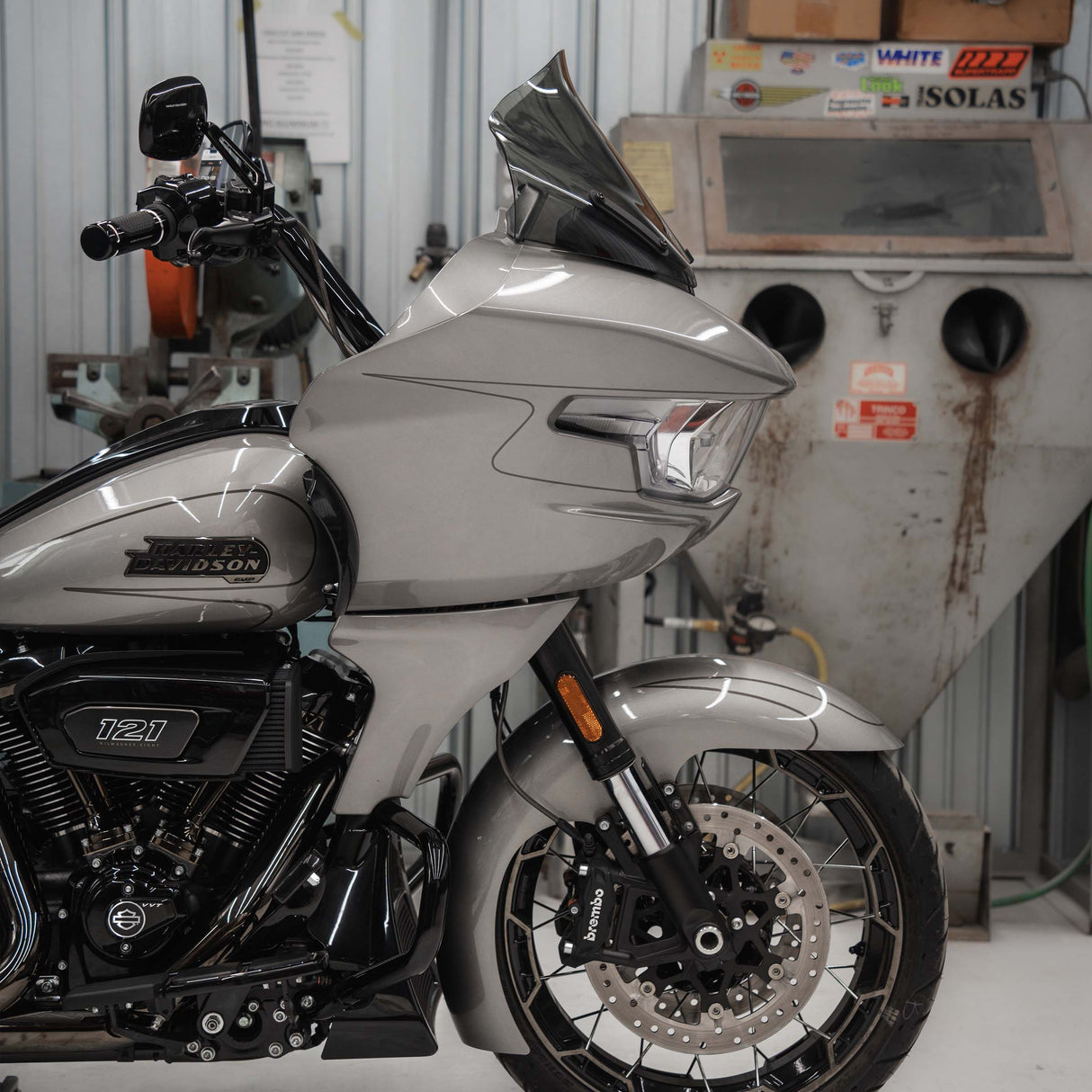 Klock Werks - 2023+ 12" Road Glide Pro Touring Flare Windshield - Dark Smoke