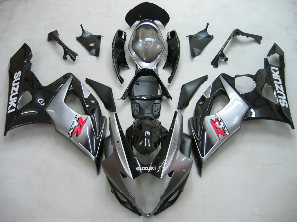 2005-2006 GSXR1000 Suzuki Fairing Black&Gray Kit