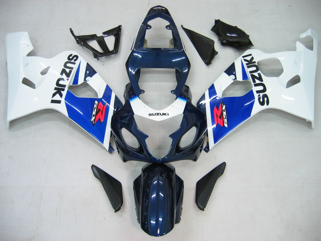 2004-2005 Suzuki GSXR 600/750 Fairing Blue&White Kit