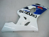 2004-2005 Suzuki GSXR 600/750 Fairing Blue&White Kit