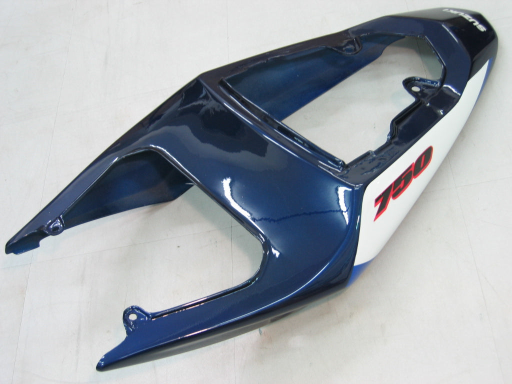 2004-2005 Suzuki GSXR 600/750 Fairing Blue&White Kit