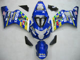 2004-2005 GSXR600/750 Suzuki Fairing Blue Kit