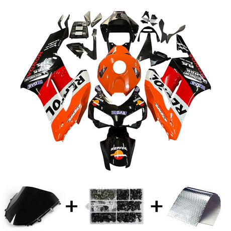 2004-2005 Honda CBR1000RR Fairing Repsol Racing Black Orange Fairing Kit