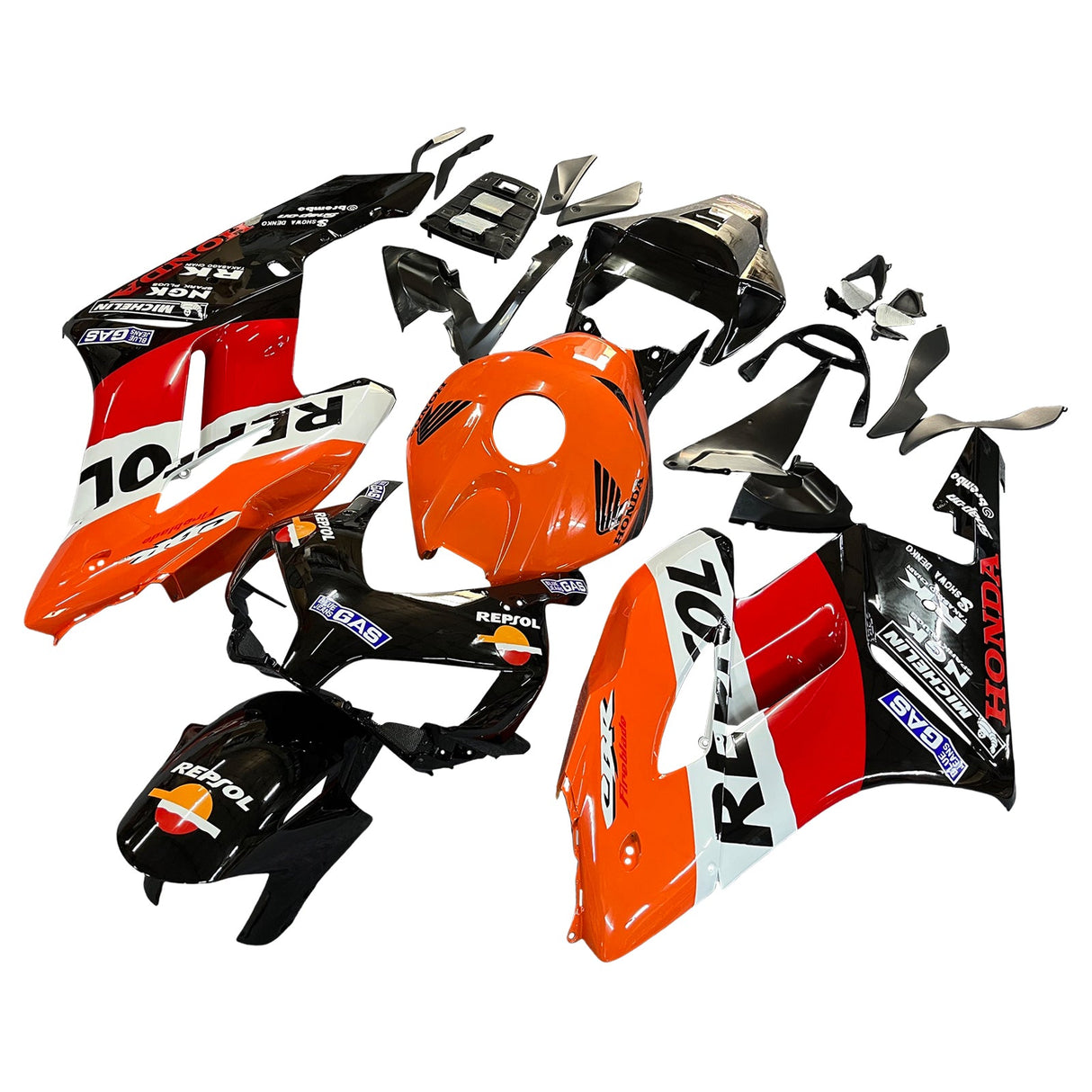 2004-2005 Honda CBR1000RR Fairing Repsol Racing Black Orange Fairing Kit