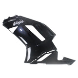 2007-2008 Kawasaki ZX6R 636 Black Fairing Kit