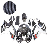 2006-2007 SUZUKI GSXR 600/750 K6 Carbon Fiber Black&White Fairing Kit