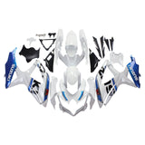 2008-2010 Suzuki GSXR600/750 Fairing White&Blue Kit